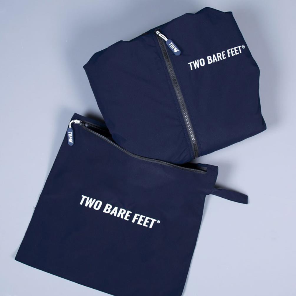 Two Bare Feet Weatherproof Packable Changing Robe & Travel Bag - Marine Blue / Sea Green Extra Image 5